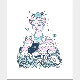 cosmic frida Posters and Art